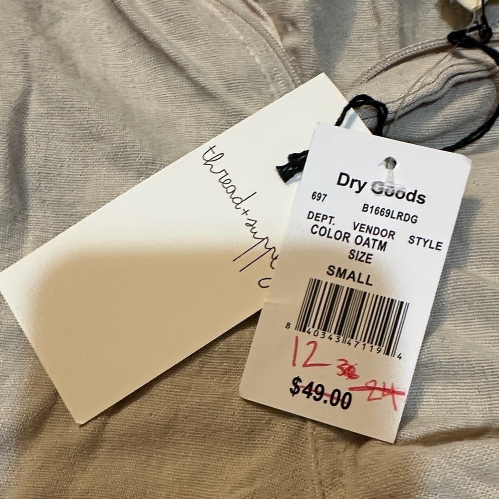 Thread & Supply Light Tan Women Cargo Shorts - Picture 5 of 6